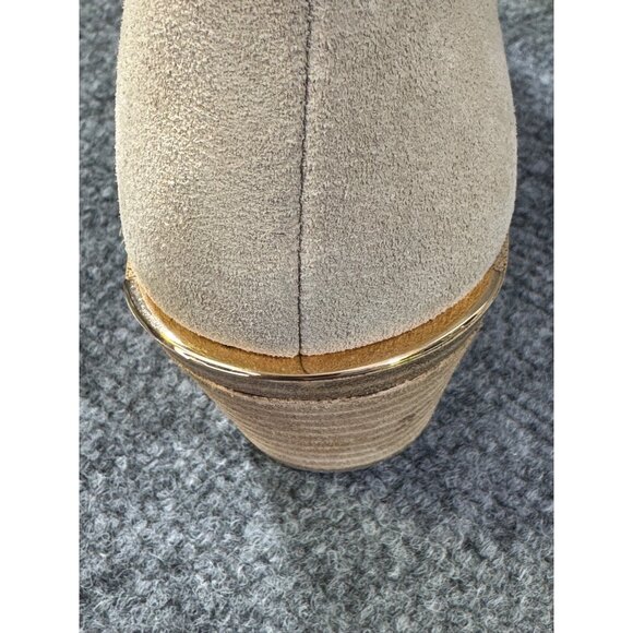 Steve Madden Womens Size 6.5M Braylen  Ankle Boots Beige Suede Pointed Toe - Picture 14 of 14